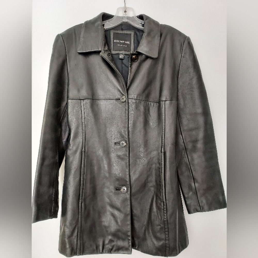 Marc New York Leather Coat